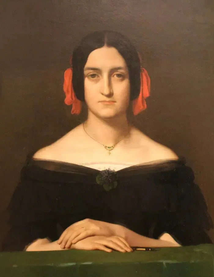 Retrato de Madame Oudiné - Hippolyte Flandrin