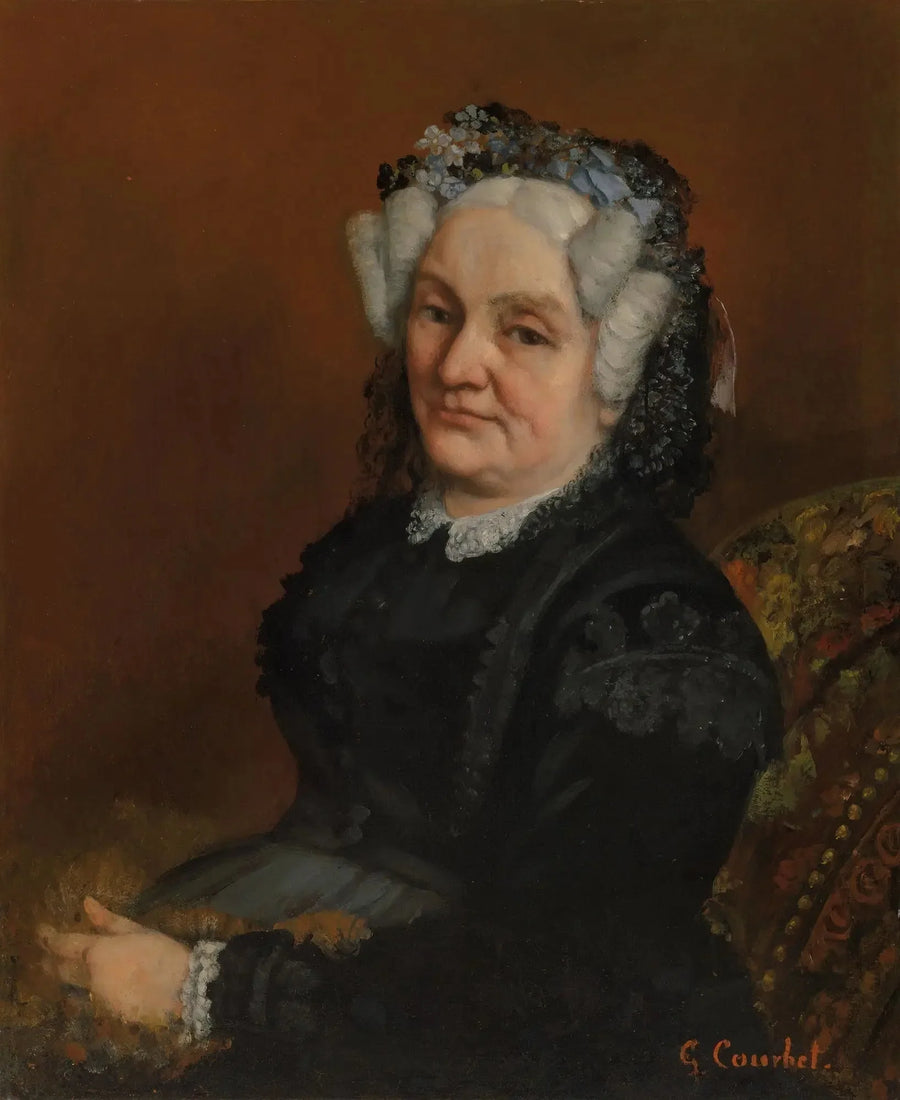 Retrato de la señora Sophie Loiseau - Gustave Courbet