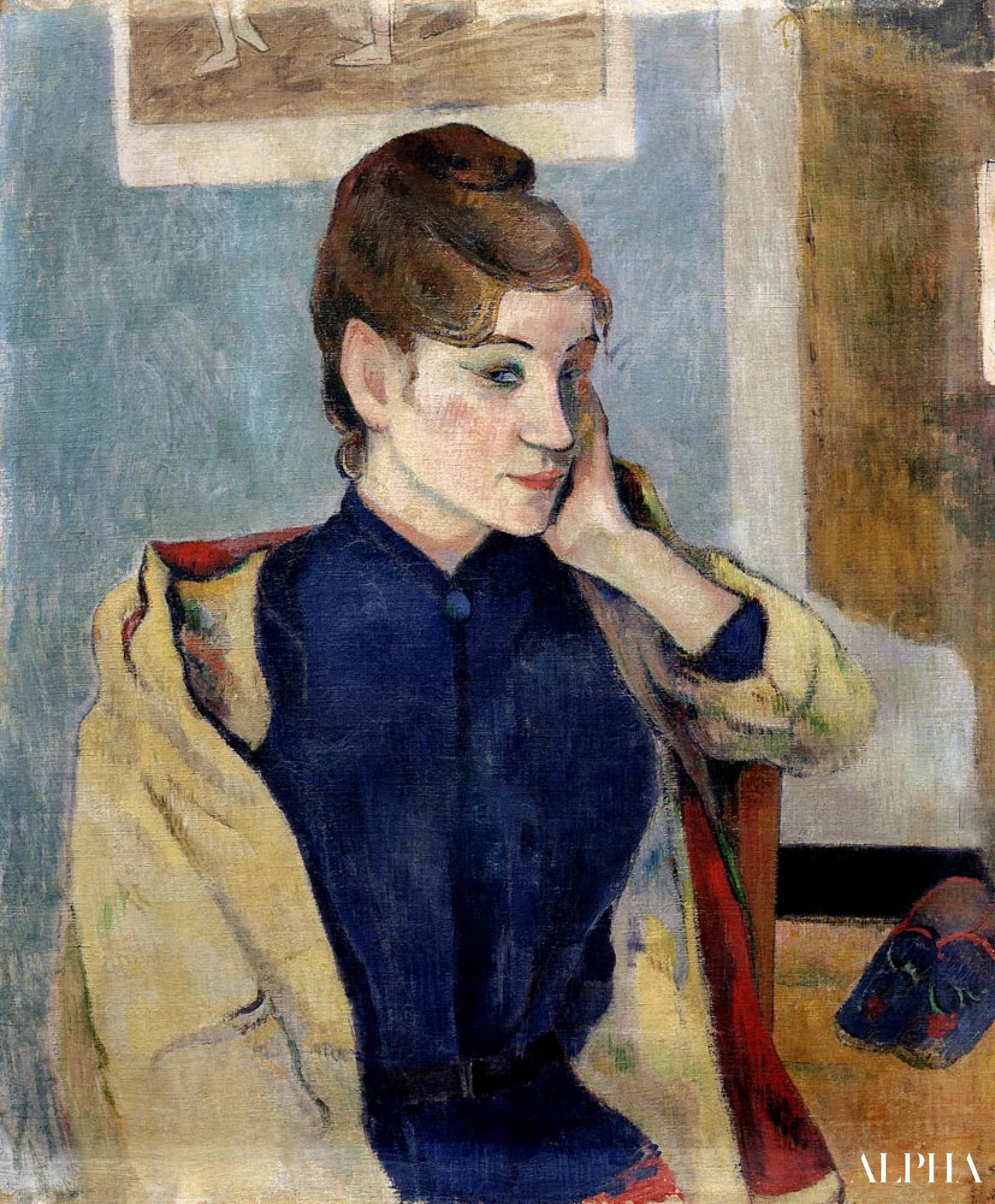 Portrait de Madeleine Bernard - Paul Gauguin - Reproductions de tableaux et peintures haut de gamme