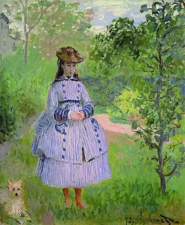 Retrato de Mademoiselle Bonnet - Claude Monet