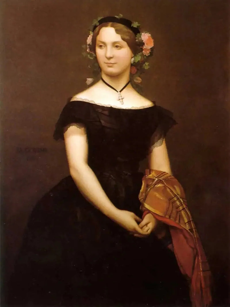 Retrato de señorita Durand - Jean-Léon Gérôme