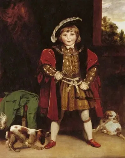 Retrato del Maestro Crewe en Enrique VIII - Joshua Reynolds