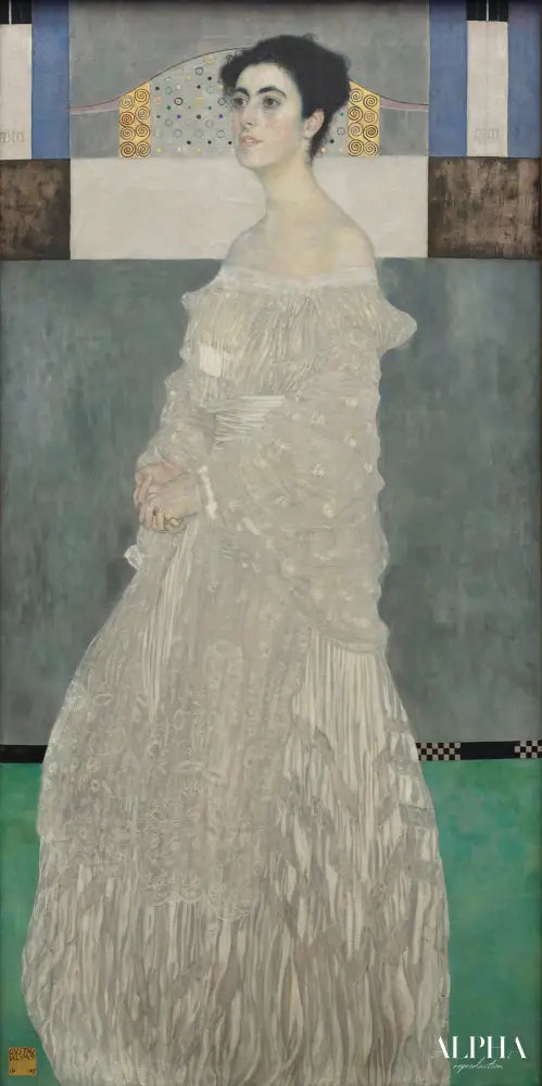 Portrait de Margarethe Stonborough-Wittgenstein - Gustav Klimt - Reproductions de tableaux et peintures haut de gamme