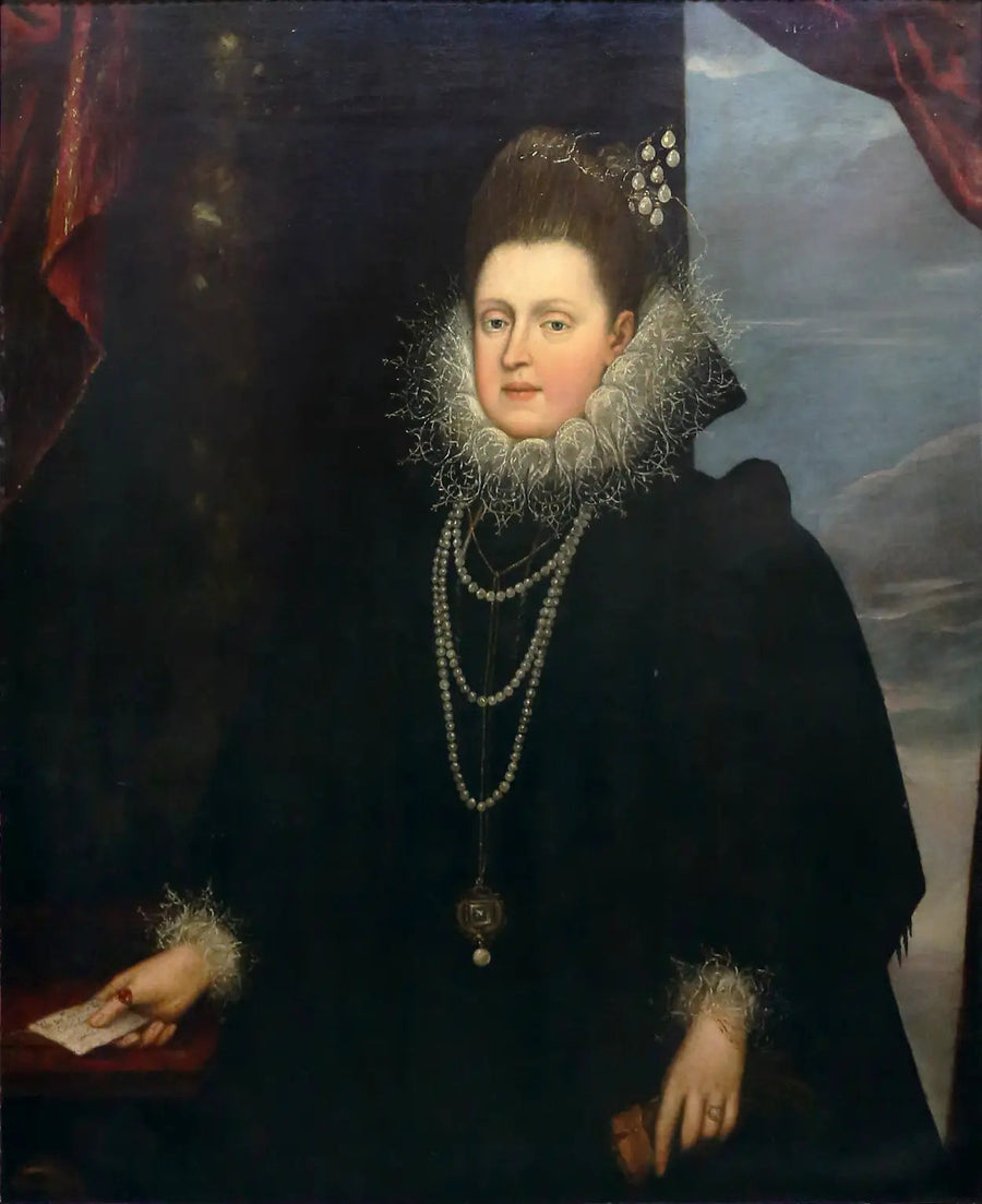 Retrato de Margherita Gonzaga d'Este - Frans Pourbus el Joven