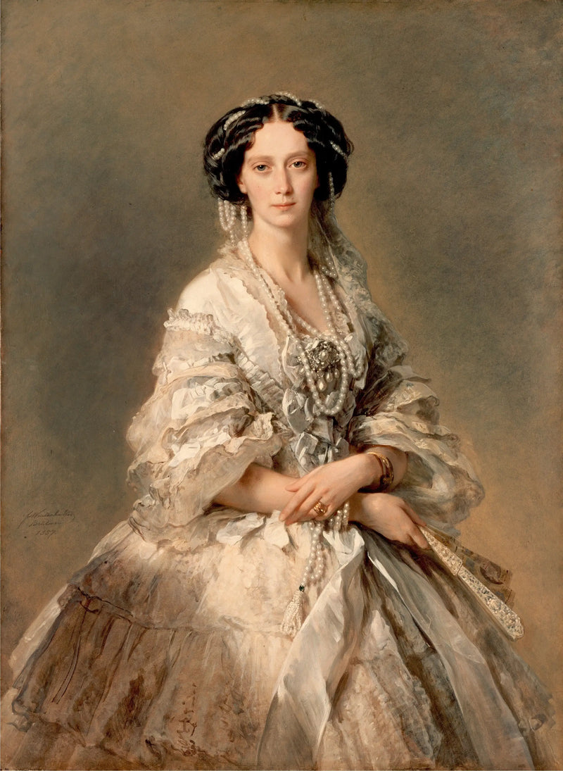 Retrato de María Alexandrovna - Franz Xaver Winterhalter