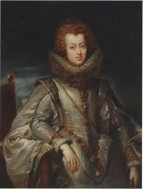 Retrato de María Ana, infanta de España, archiduquesa de Austria, y más tarde reina de Hungría y Bohemia (1604-1646) - Peter Paul Rubens
