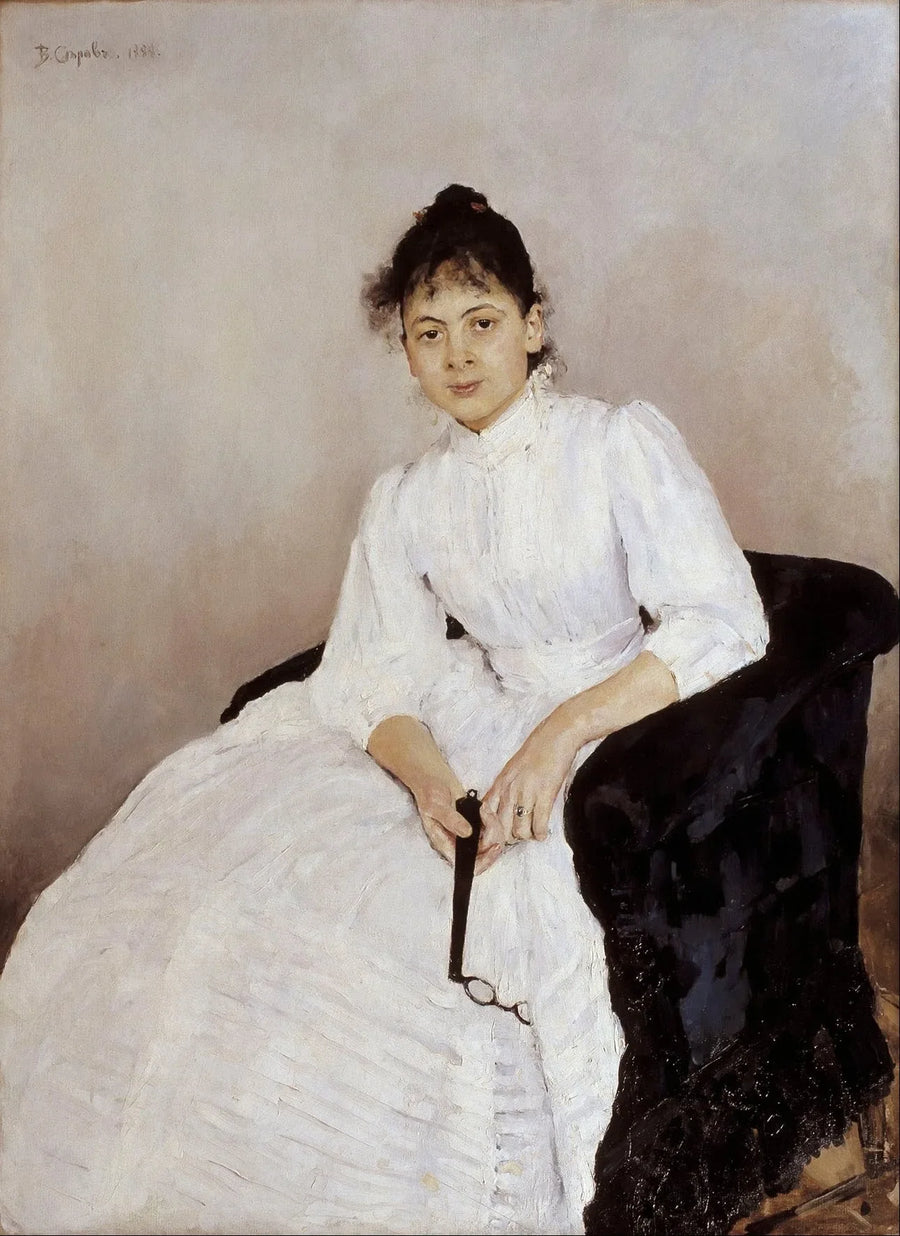 Retrato de María F. Jakuntjikova - Valentin Serov