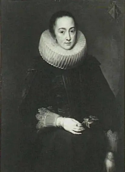 Retrato de Maria Nutius (-), esposa de Jacob de Witte (1591-1631), ca. 1618-1619 - Antoine van Dyck