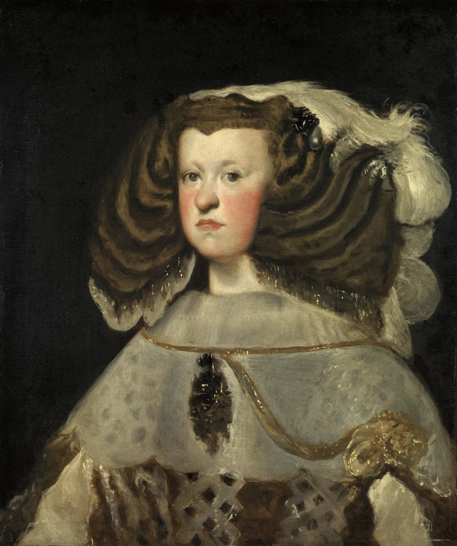 Retrato de Mariana de Austria, reina de España - Diego Velázquez