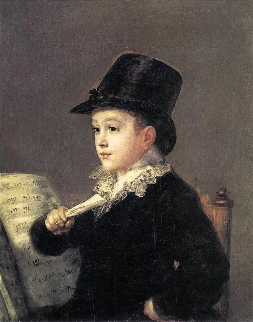 Retrato de Mariano Goya, nieto del artista - Francisco de Goya