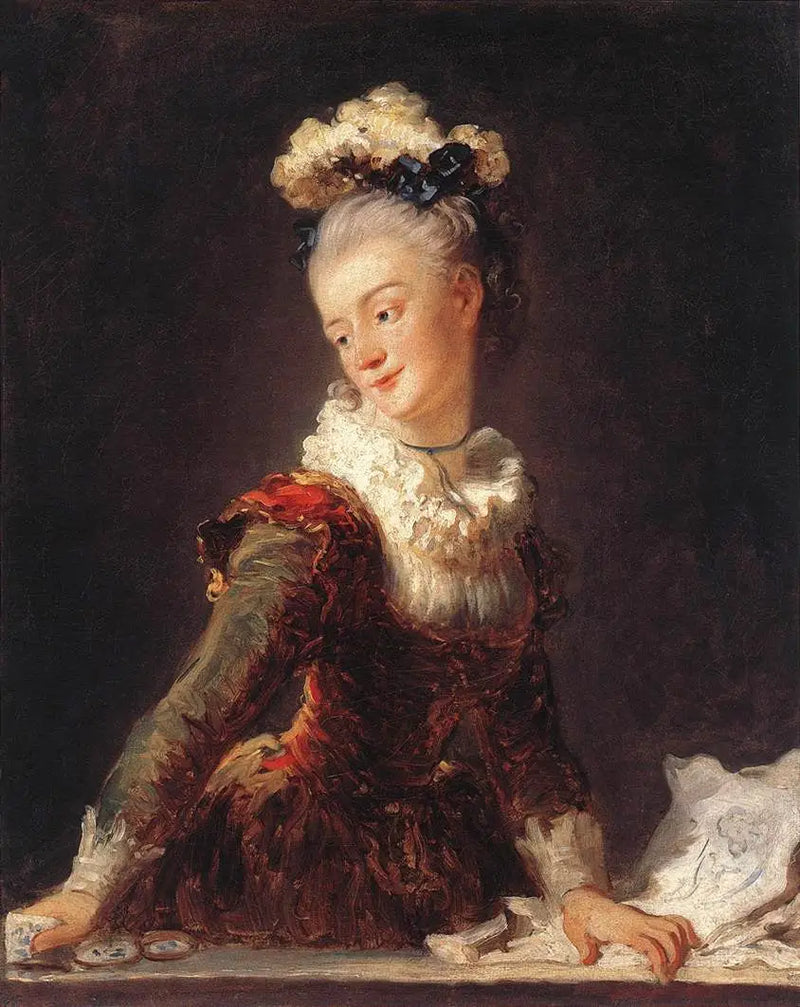 Retrato de Marie-Anne-Éléonore, condesa de Grave (1730-1807) - Jean-Honoré Fragonard