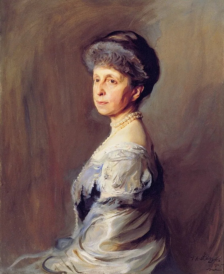 Retrato de María Cristina de Austria, reina de España - Felipe de Laoszlo
