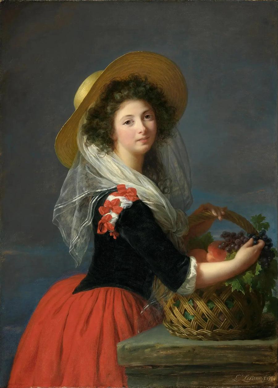 Retrato de Marie Gabrielle de Gramont, duquesa de Caderousse - Élisabeth Vigée Le Brun