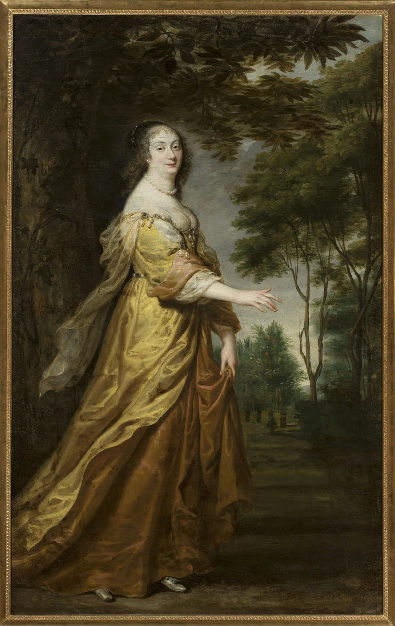 Retrato de Marie Louise Gonzaga de Nevers. - Juste d'Egmont