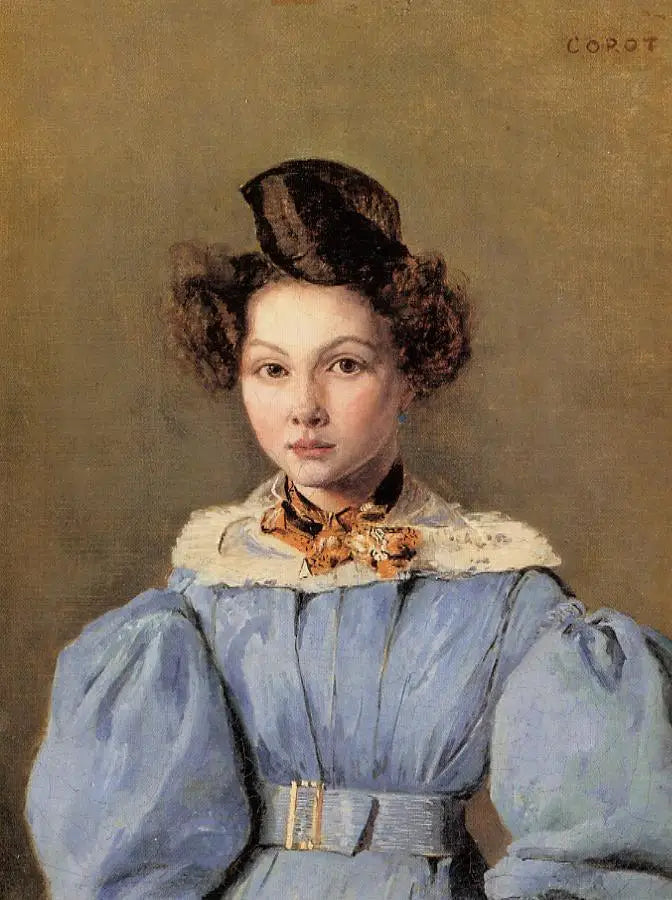 Retrato de Marie-Louise Laure Sennegon - Jean-Baptiste Camille Corot