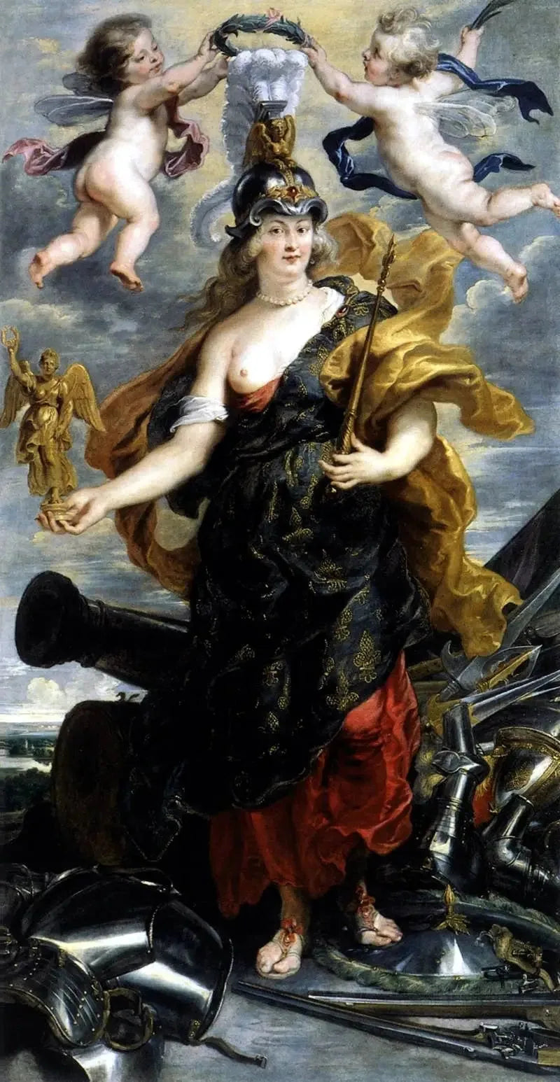 Retrato de María de Médici en Bellona - Peter Paul Rubens