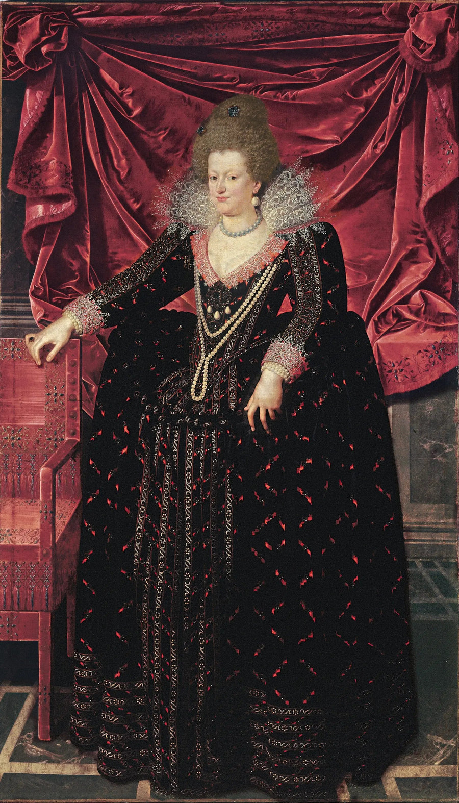 Retrato de María de Médici - Frans Pourbus el Joven