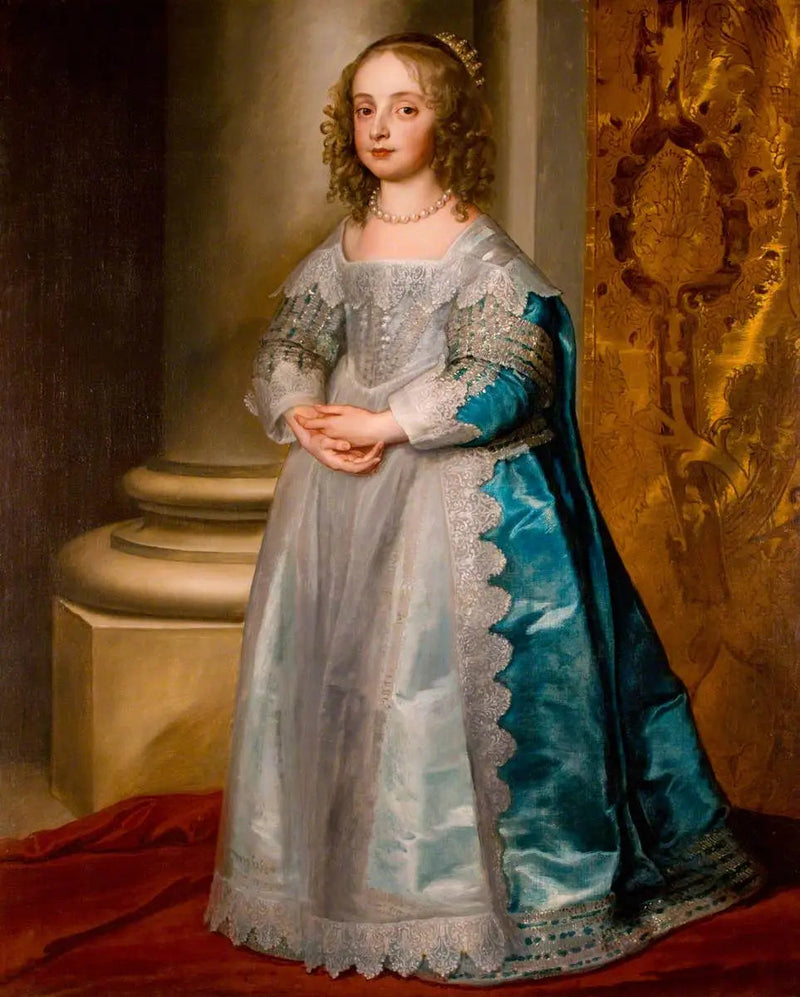 Retrato de María Estuardo I, princesa real y princesa de Orange (1631-1660) - Antoine van Dyck