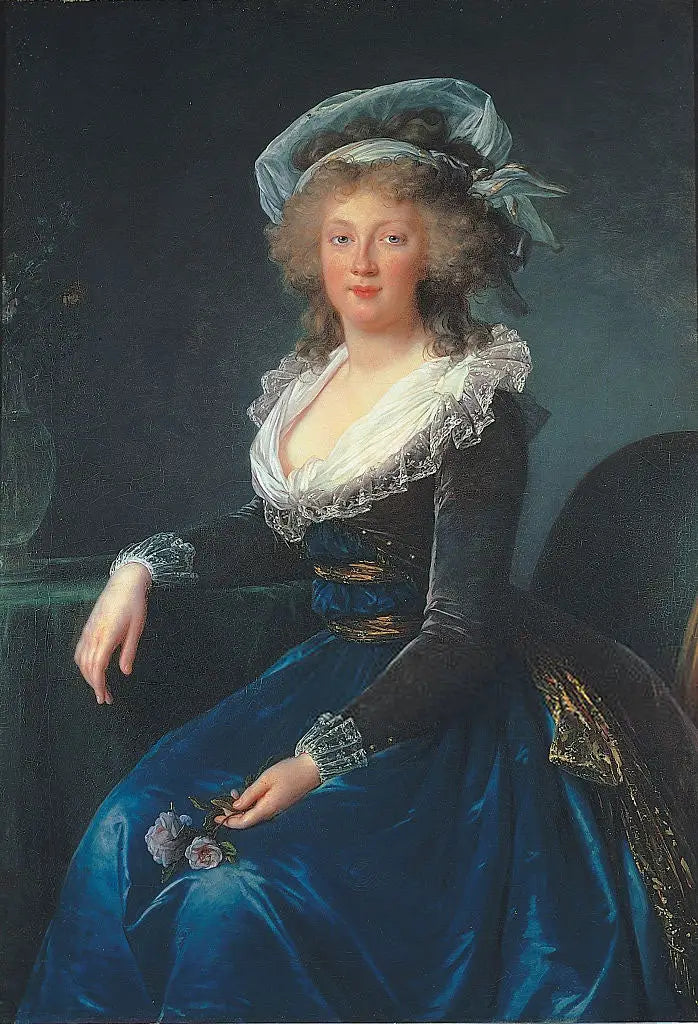 Retrato de María Teresa de Borbón-Sicilia - Élisabeth Vigée Le Brun