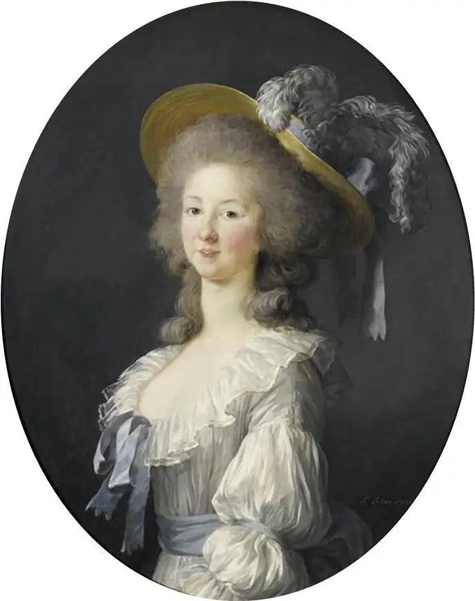 Retrato de Marie-Thérèse-Louise de Saboya-Carignano, princesa de Lamballe - Élisabeth Vigée Le Brun