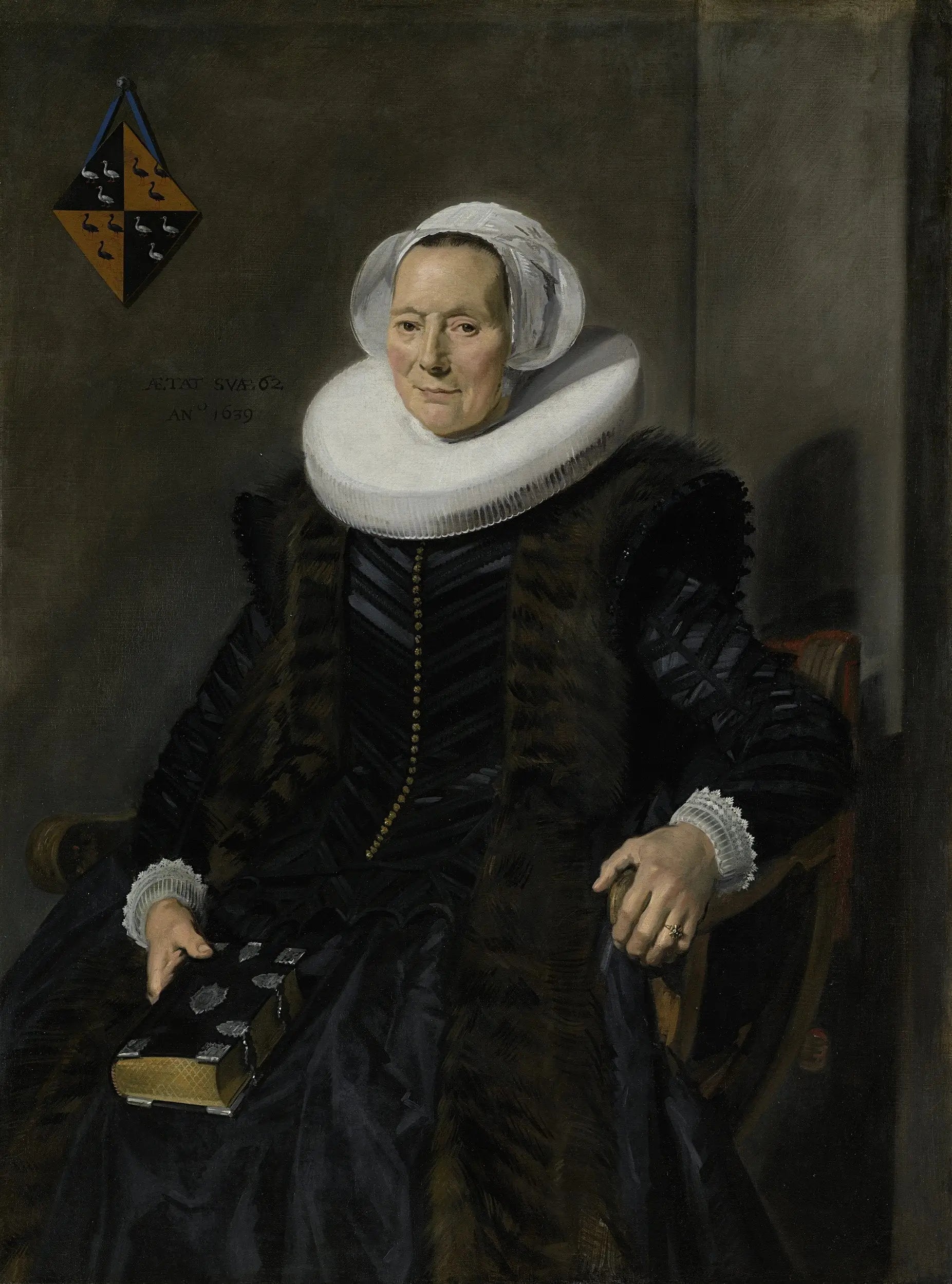 Portrait de Maritge Claesdr. Voogt (....-1644) - Frans Hals - Alpha Reproduction