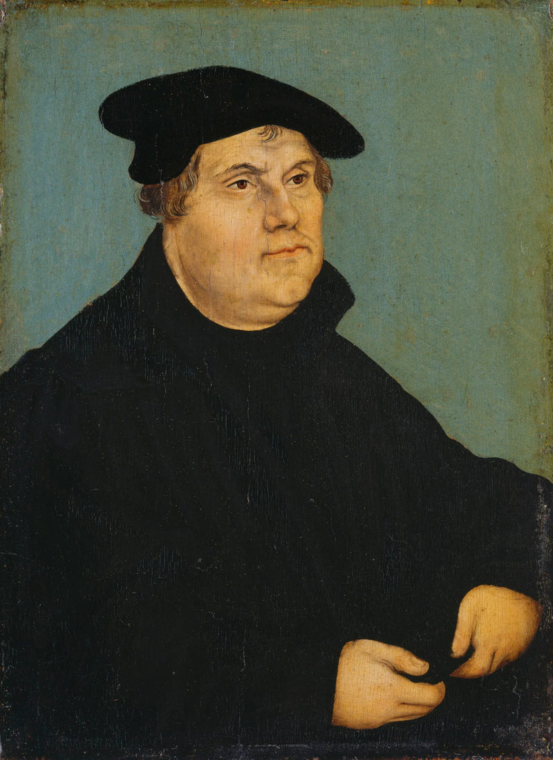 Retrato de Martín Lutero - Lucas Cranach el Viejo