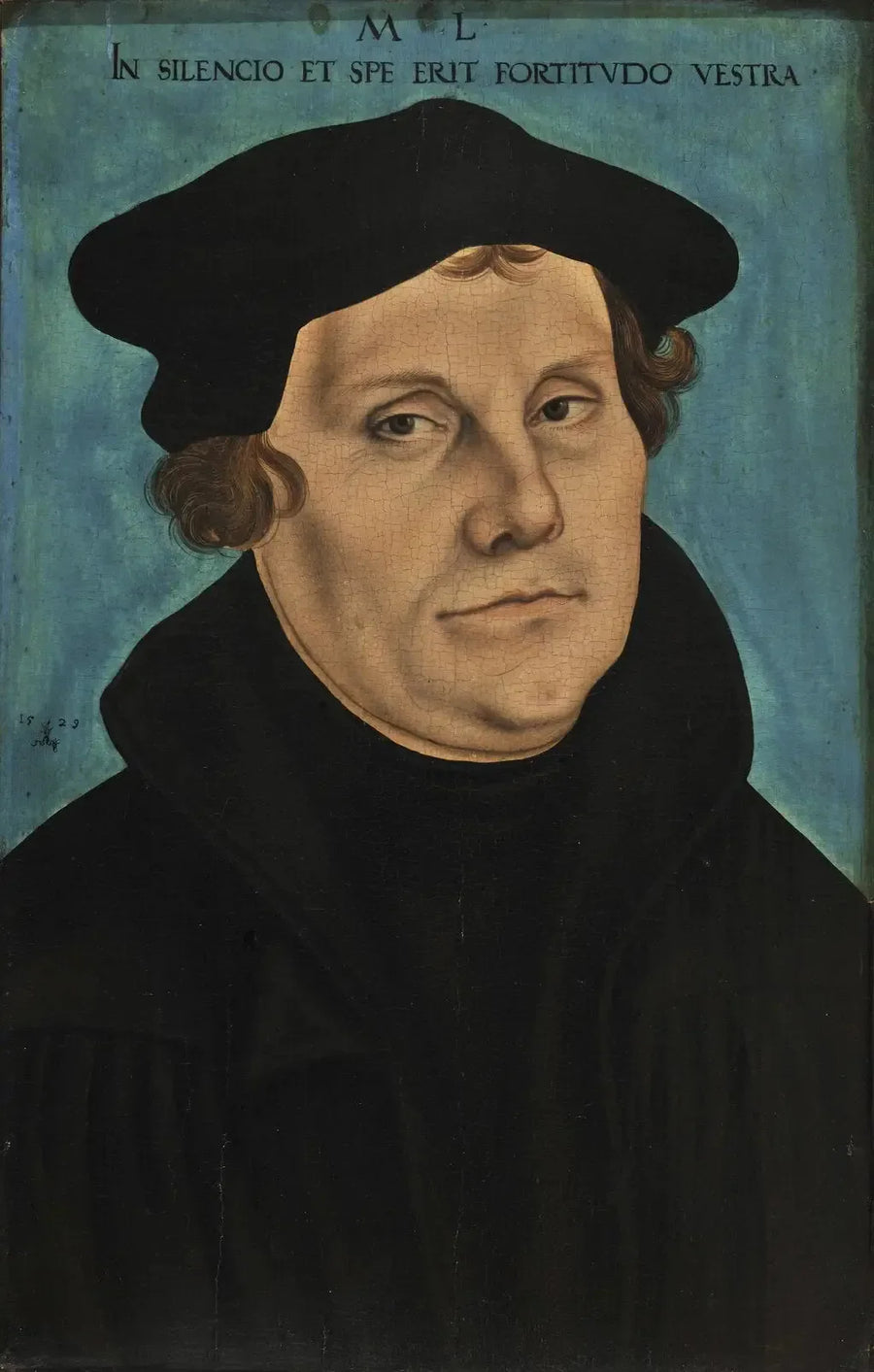 Retrato de Martín Lutero - Lucas Cranach el Viejo
