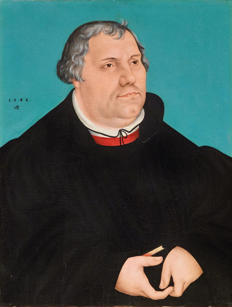 Retrato de Martín Lutero - Lucas Cranach el Viejo
