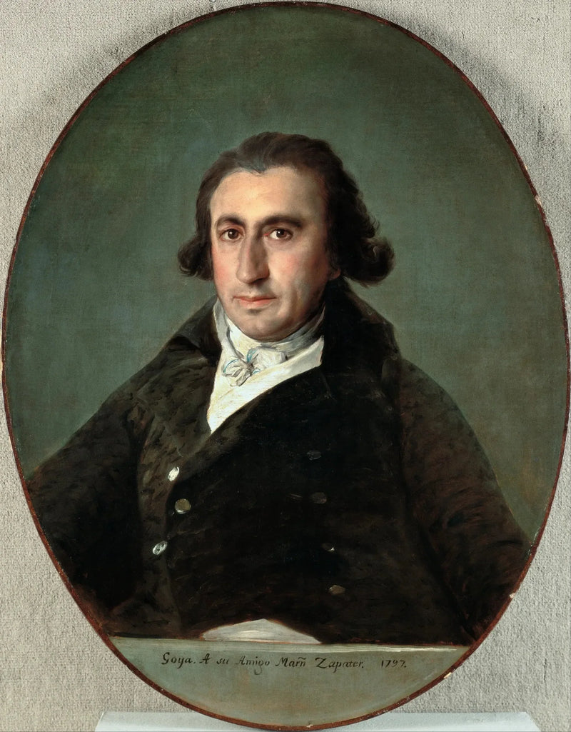 Retrato de Martín Zapater - Francisco de Goya
