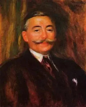 Retrato de Maurice Gangnat - Pierre-Auguste Renoir