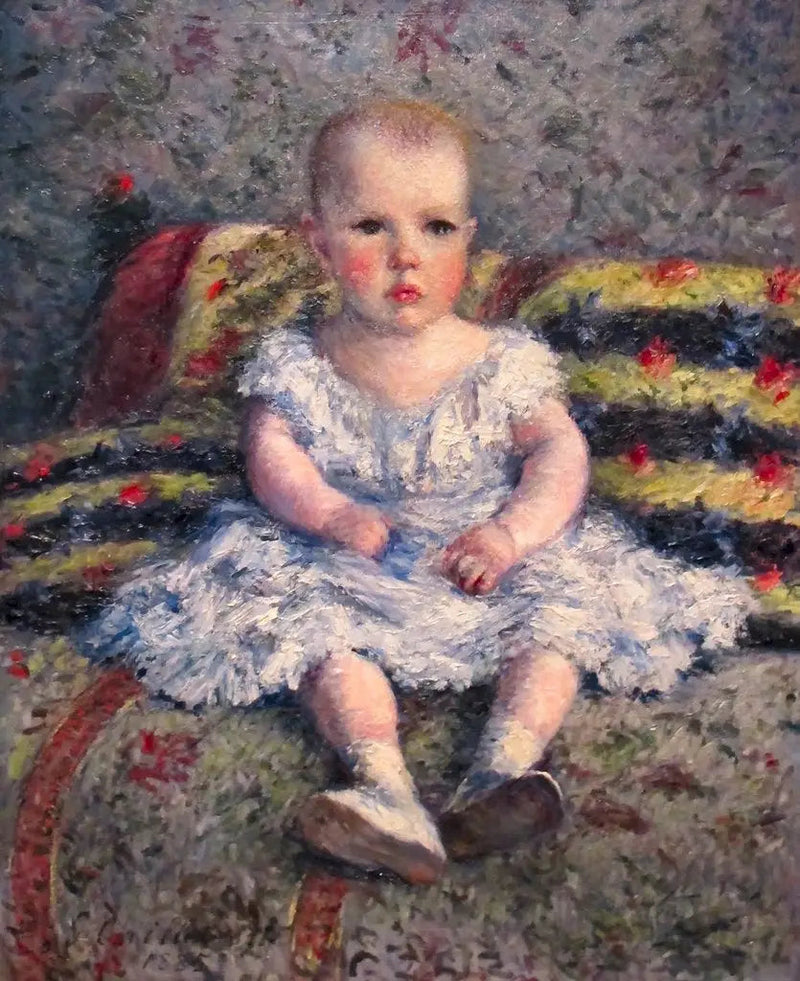 Retrato de Maurice Hugot, niño - Gustave Caillebotte