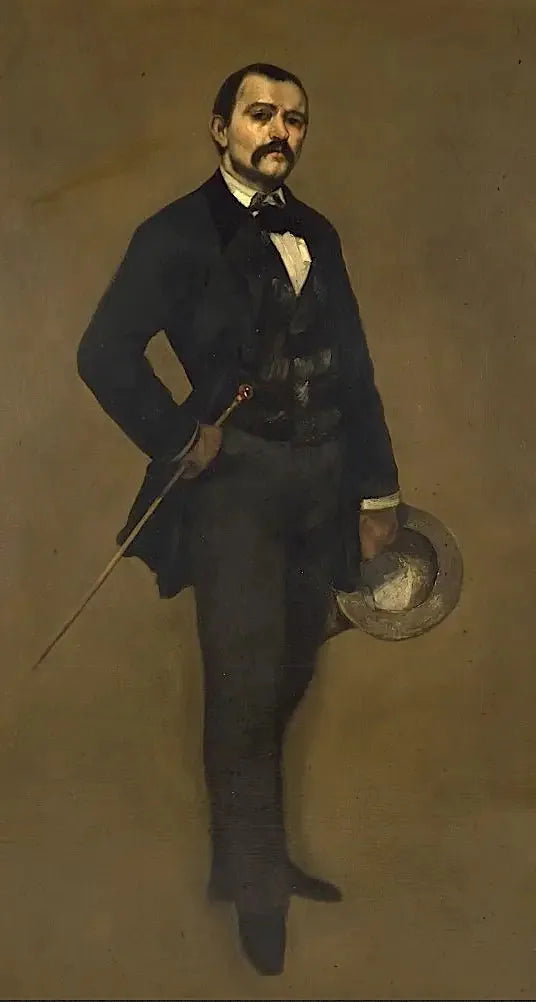 Retrato de Max Buchon - Gustave Courbet
