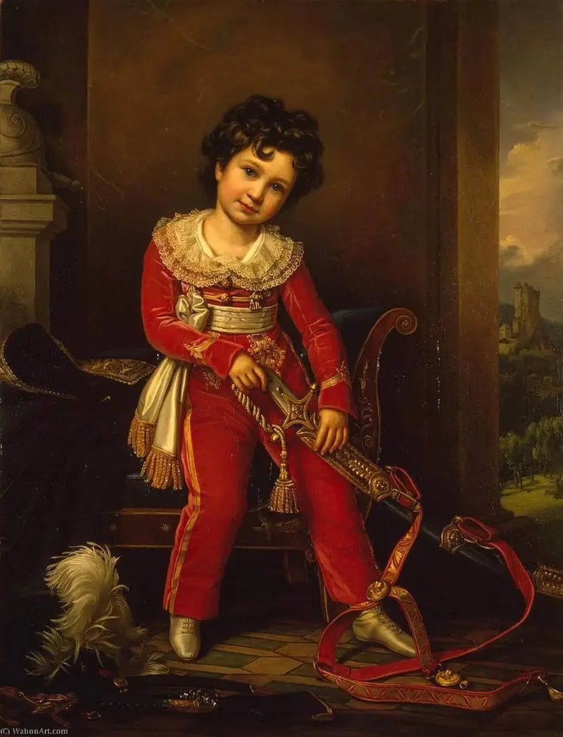 Retrato de Maximiliano, duque de Leuchtenberg - Joseph Karl Stieler