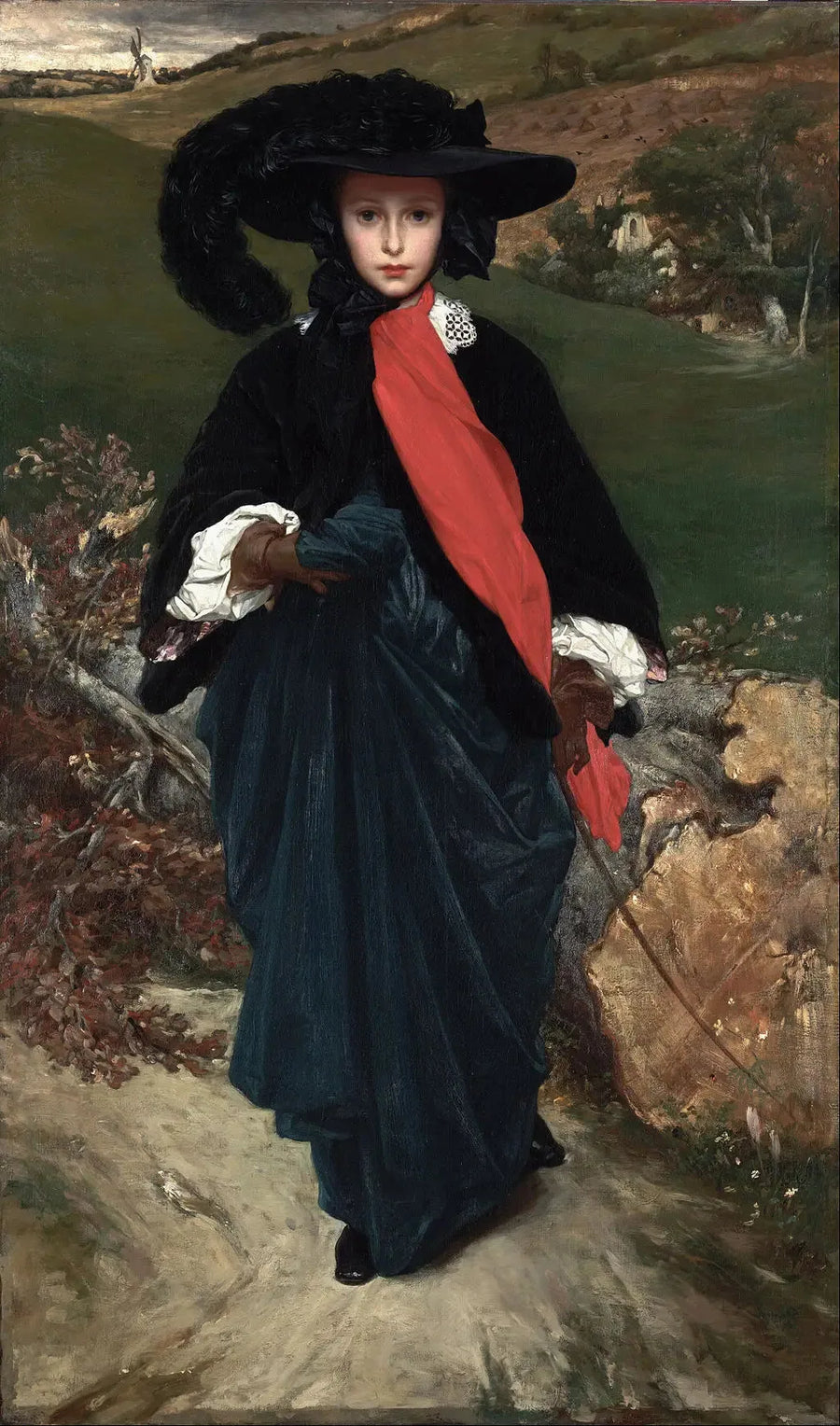 Retrato de May Sartoris - Frederic Leighton