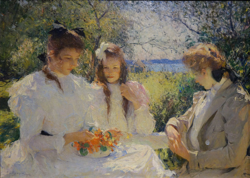 Retrato de mis hijas - Frank Weston Benson