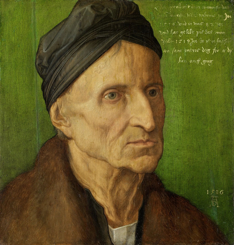 Retrato de Michael Wolgemut - Albrecht Dürer