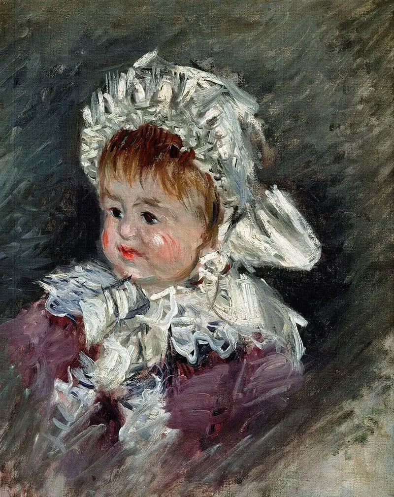 Retrato de Michel Monet bebé - Claude Monet