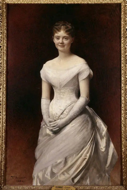 Retrato de la señorita Denouille - Léon Bonnat