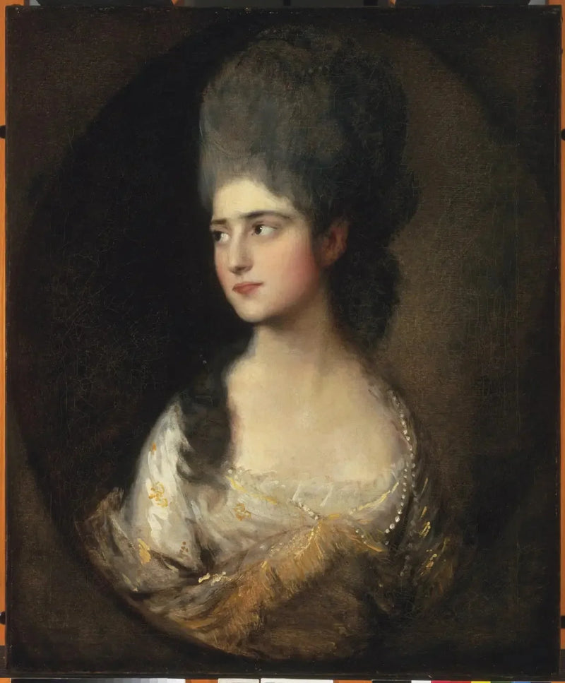 Retrato de la señorita Elizabeth Linley [más tarde señora Richard Brinsley Sheridan] - Thomas Gainsborough