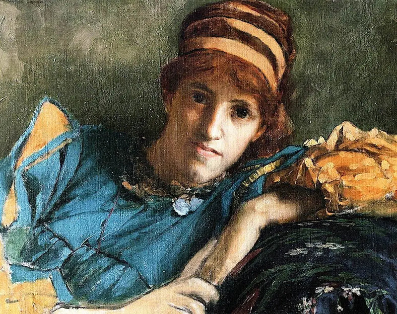 Retrato de la señorita Laura Theresa Epps (Lady Alma Tadema) - Lawrence Alma-Tadema