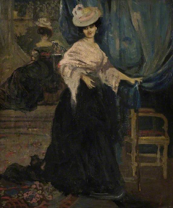 Retrato de la Sra. Amy Halford - Charles Conder