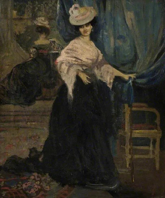 Retrato de la Sra. Amy Halford - Charles Conder
