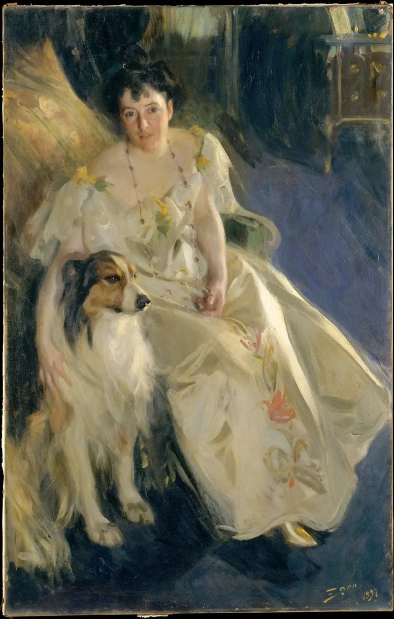 Retrato de la Sra. Bacon - Anders Zorn
