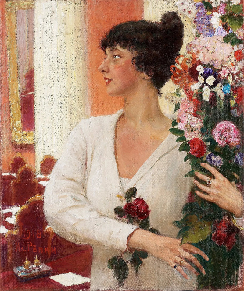 Retrato de la Sra. Béatrice Levi - Ilya Repin