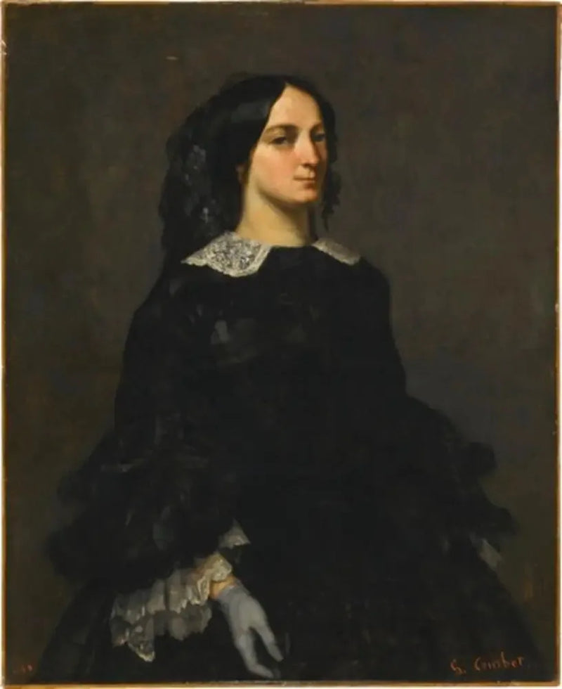 Retrato de la Sra. Charles Maquet - Gustave Courbet