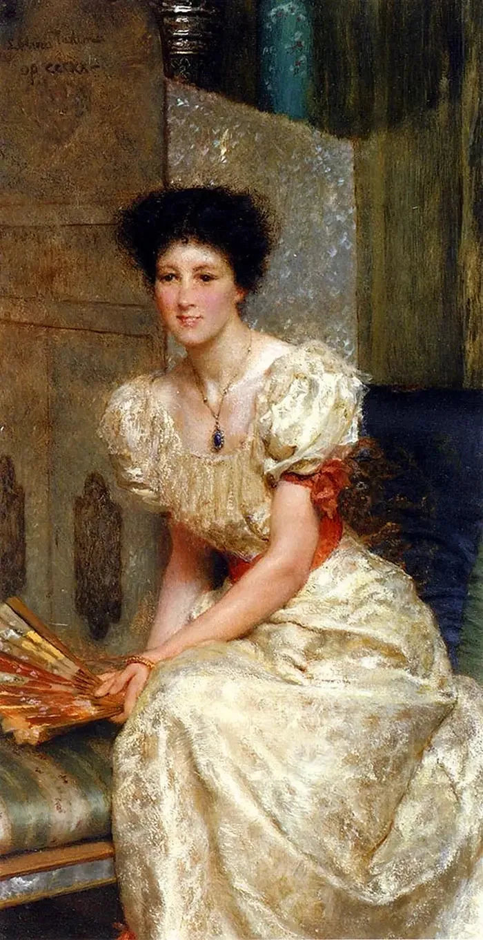 Retrato de la Sra. Charles W. Wyllie - Lawrence Alma-Tadema
