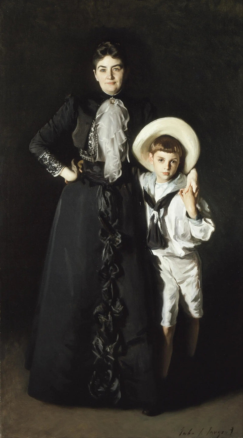 Retrato de la Sra. Edward L. Davis y su hijo, Livingston Davis - John Singer Sargent