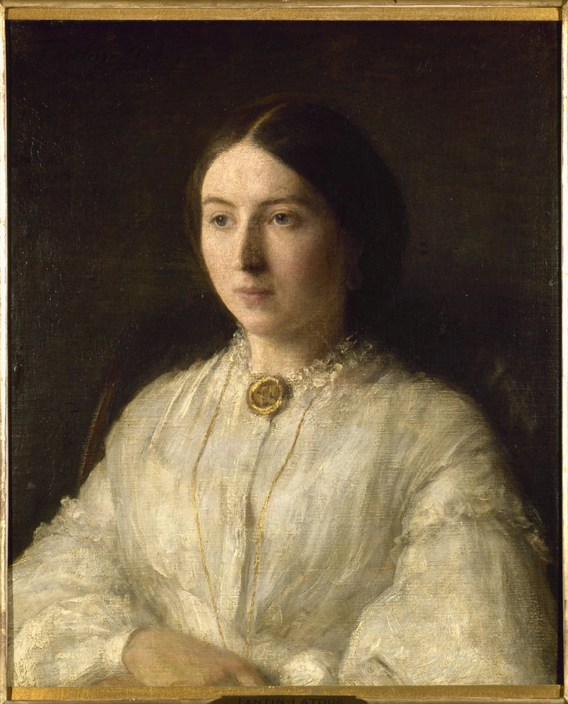 Retrato de la Sra. Edwin Edwards - Henri Fantin-Latour