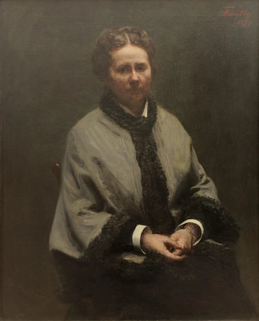 Retrato de la Sra. Fantin-Latour - Henri Fantin-Latour