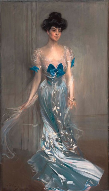 Retrato de la Sra. Graham Fair Vanderbilt (de soltera Virginia Graham Fair) - Giovanni Boldini